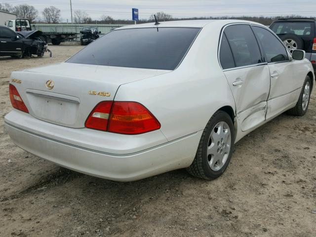 JTHBN30F120083794 - 2002 LEXUS LS 430 WHITE photo 4