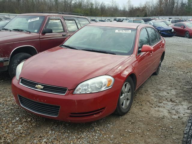 2G1WB55N789128574 - 2008 CHEVROLET IMPALA LS MAROON photo 2