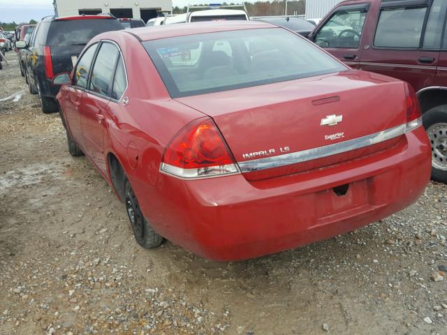 2G1WB55N789128574 - 2008 CHEVROLET IMPALA LS MAROON photo 3