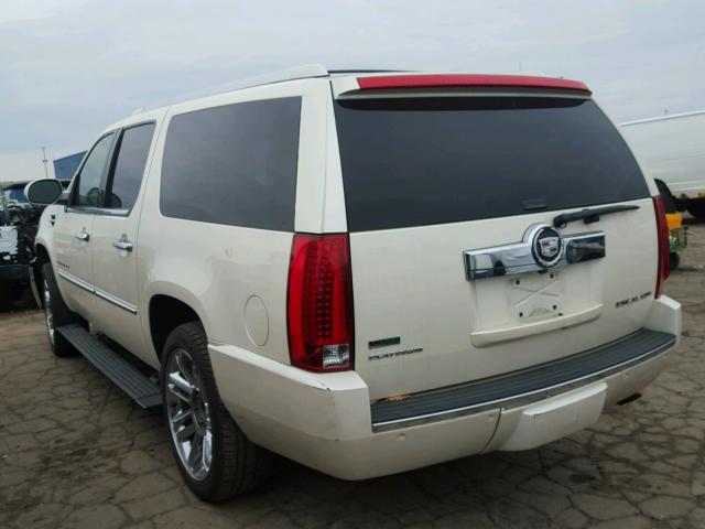 1GYUKKEF0AR134051 - 2010 CADILLAC ESCALADE E WHITE photo 3