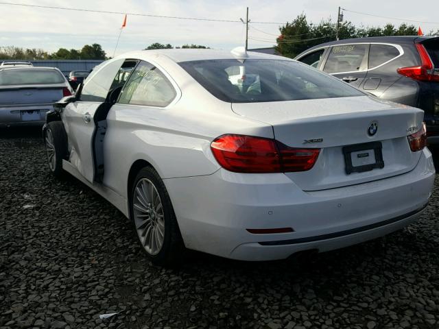 WBA3N9C5XGK249380 - 2016 BMW 428 XI WHITE photo 3