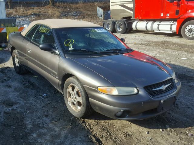 3C3EL55H7YT279569 - 2000 CHRYSLER SEBRING JX GRAY photo 1