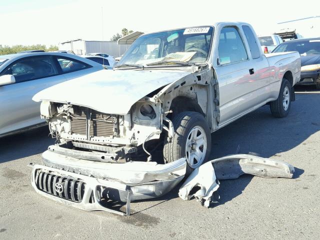 5TEVL52N34Z419338 - 2004 TOYOTA TACOMA XTR SILVER photo 2