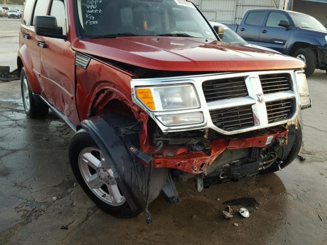 1D8GT28K57W683202 - 2007 DODGE NITRO SXT MAROON photo 9