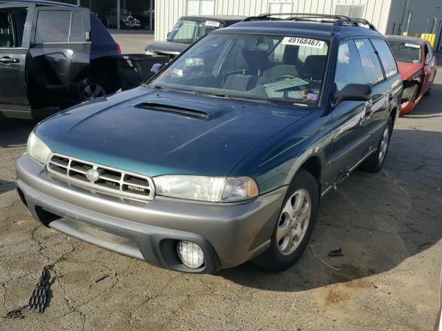 4S3BG6859X6641047 - 1999 SUBARU LEGACY OUT TWO TONE photo 2