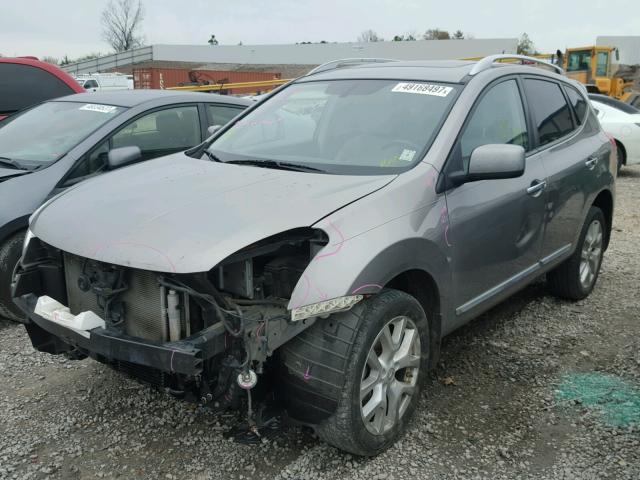 JN8AS5MT7BW154970 - 2011 NISSAN ROGUE S GRAY photo 2