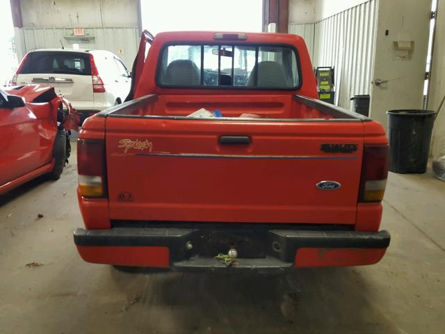 1FTCR10A1PPB70841 - 1993 FORD RANGER RED photo 6