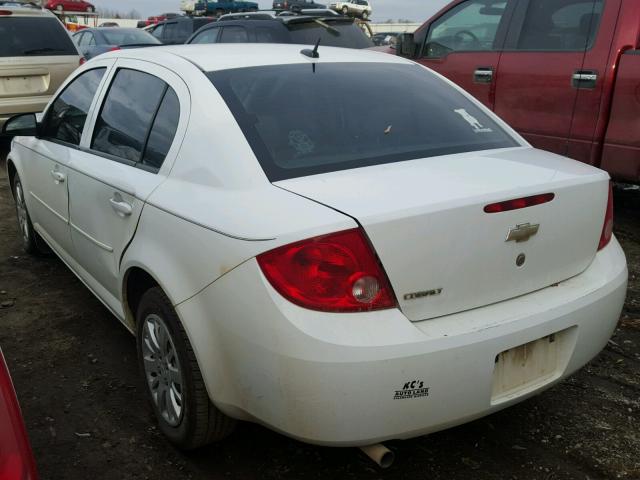 1G1AB5F59A7126485 - 2010 CHEVROLET COBALT LS WHITE photo 3