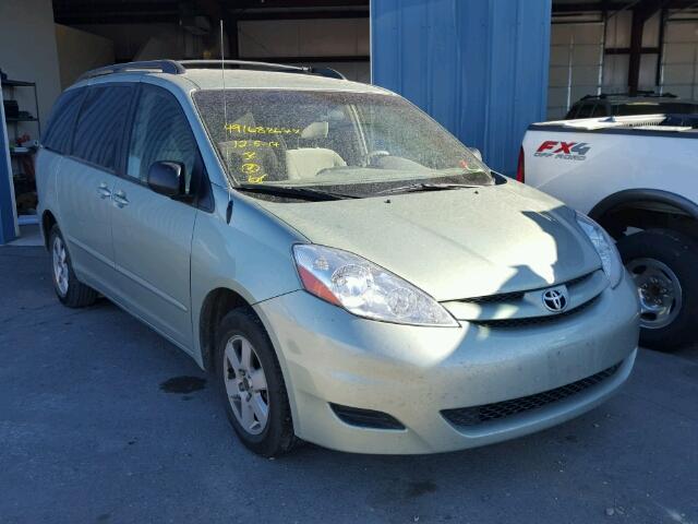 5TDZK23C99S252374 - 2009 TOYOTA SIENNA CE GREEN photo 1