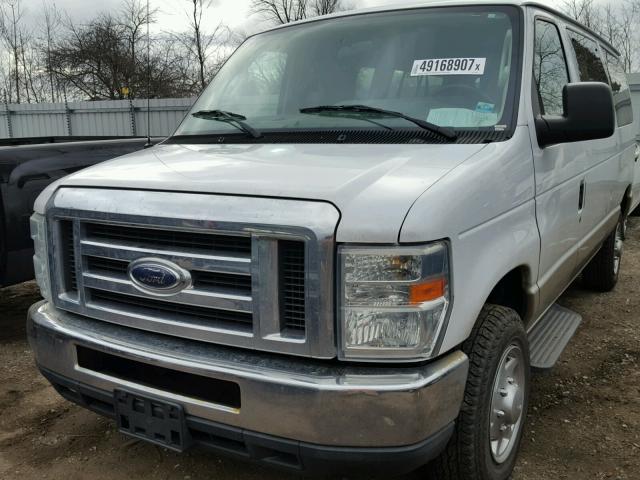 1FBNE3BL8ADA31480 - 2010 FORD ECONOLINE WHITE photo 2