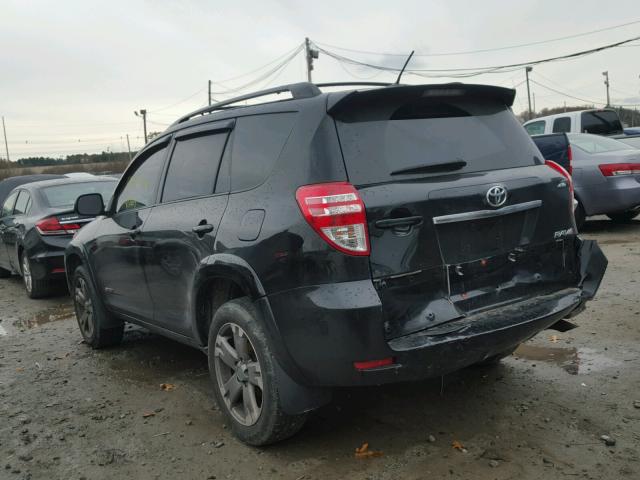 JTMRF4DV1B5039334 - 2011 TOYOTA RAV4 SPORT BLACK photo 3