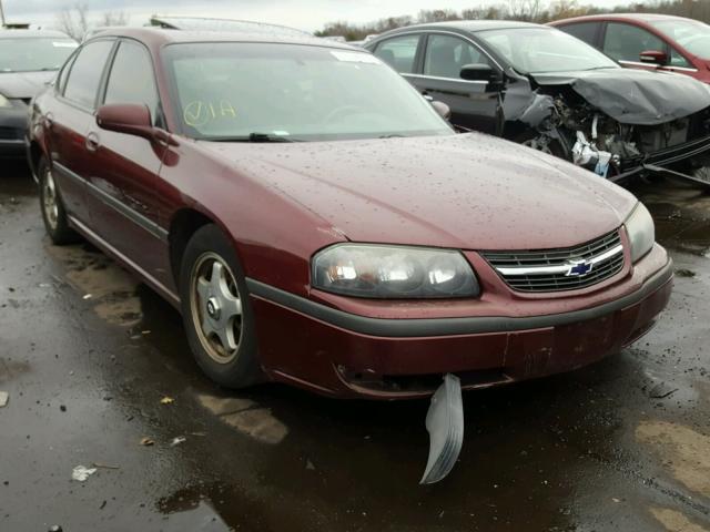 2G1WH55K219233226 - 2001 CHEVROLET IMPALA LS MAROON photo 1