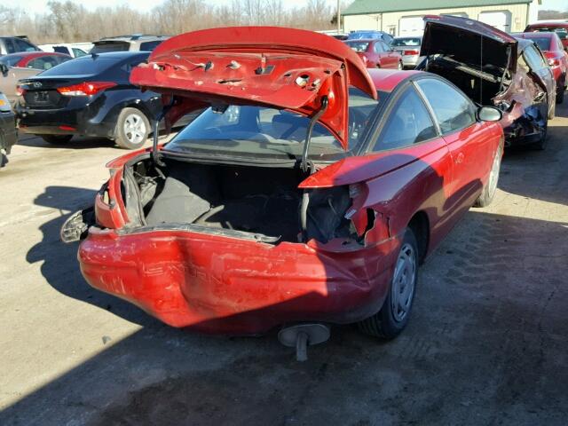 1G8ZH1277VZ312104 - 1997 SATURN SC2 RED photo 4