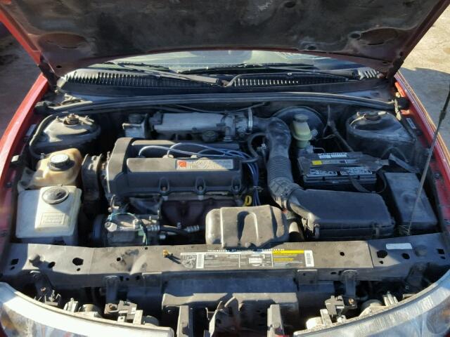 1G8ZH1277VZ312104 - 1997 SATURN SC2 RED photo 7