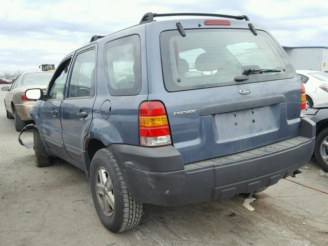 1FMYU02Z85KD86855 - 2005 FORD ESCAPE XLS BLUE photo 3