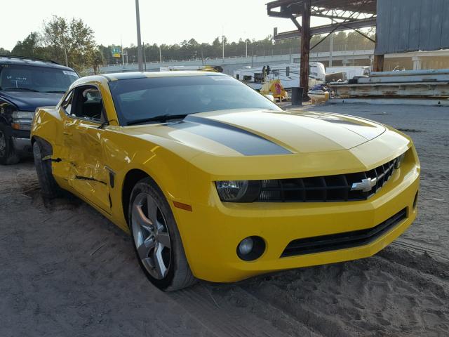 2G1FB1ED7B9139291 - 2011 CHEVROLET CAMARO LT YELLOW photo 1