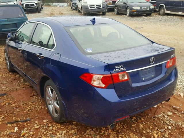 JH4CU2F44DC007253 - 2013 ACURA TSX BLUE photo 3