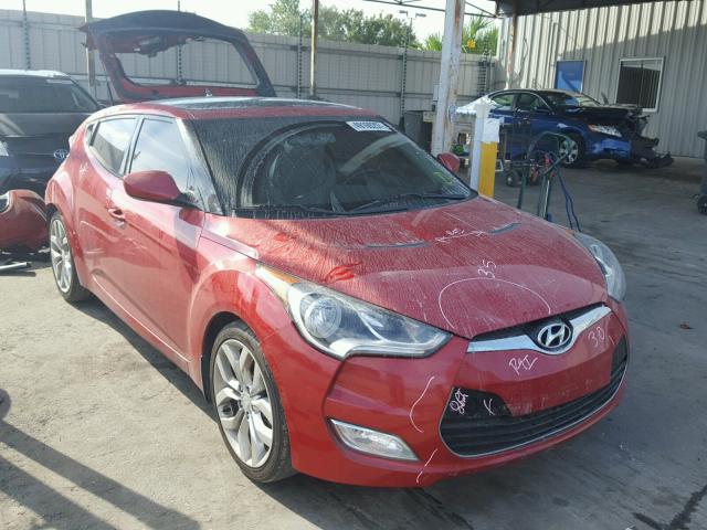 KMHTC6AD3DU138764 - 2013 HYUNDAI VELOSTER B RED photo 1