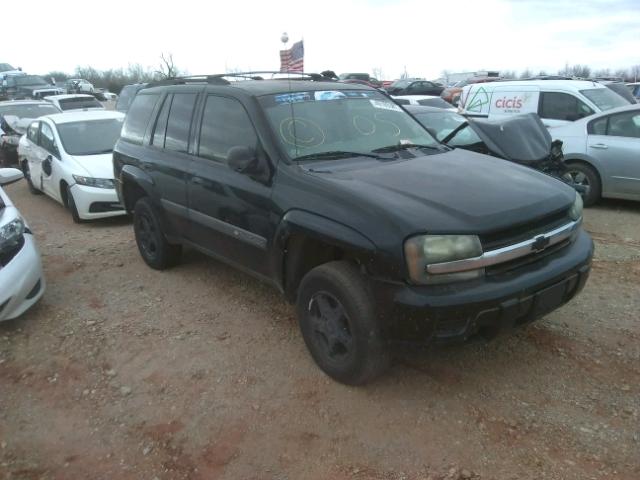 1GNDS13S542347582 - 2004 CHEVROLET TRAILBLAZE BLACK photo 10