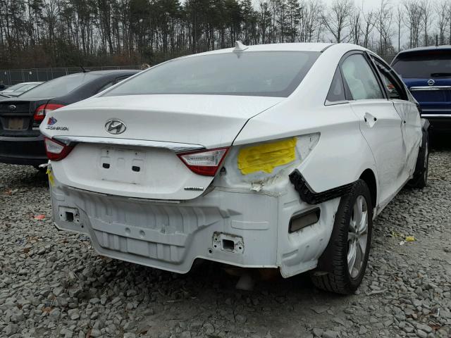 5NPEC4AC2DH726058 - 2013 HYUNDAI SONATA SE 白色 照片 4