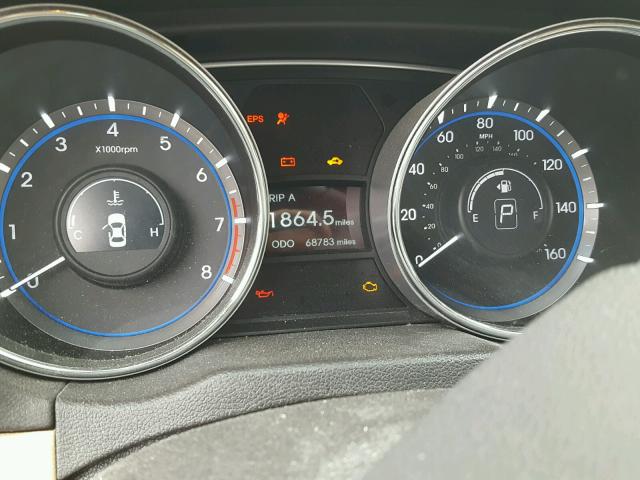 5NPEC4AC2DH726058 - 2013 HYUNDAI SONATA SE 白色 照片 8