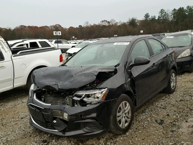 1G1JB5SH4H4135641 - 2017 CHEVROLET SONIC LS 黑色 照片 2