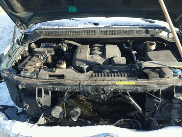 5N1AA08B34N737625 - 2004 NISSAN ARMADA SE GRAY photo 7