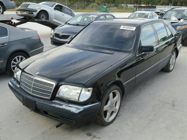 WDBGA43GXXA412800 - 1999 MERCEDES-BENZ S 420 BLACK photo 2