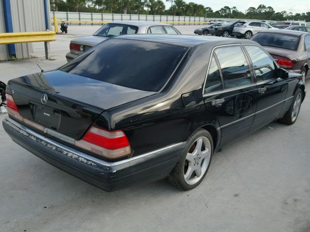 WDBGA43GXXA412800 - 1999 MERCEDES-BENZ S 420 BLACK photo 4