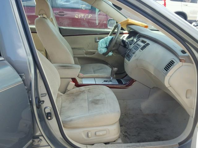 KMHFC46F36A136738 - 2006 HYUNDAI AZERA SE GREEN photo 5