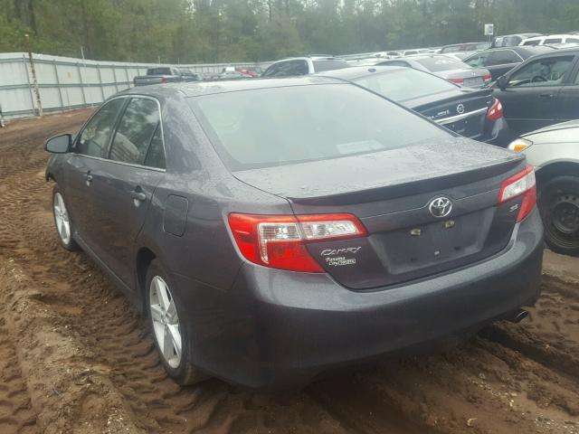 4T1BF1FK0DU212901 - 2013 TOYOTA CAMRY L GRAY photo 3