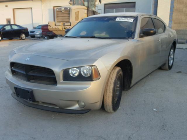 2B3KA33V19H584868 - 2009 DODGE CHARGER SX GOLD photo 2