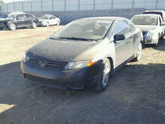 2HGFG12866H571853 - 2006 HONDA CIVIC EX BLACK photo 2