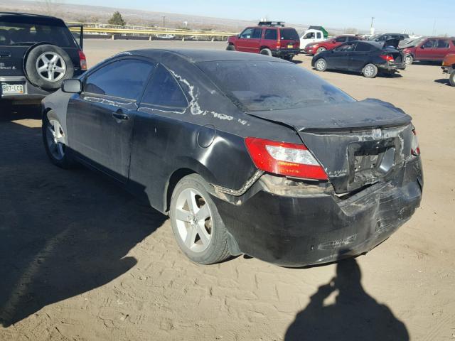 2HGFG12866H571853 - 2006 HONDA CIVIC EX BLACK photo 3