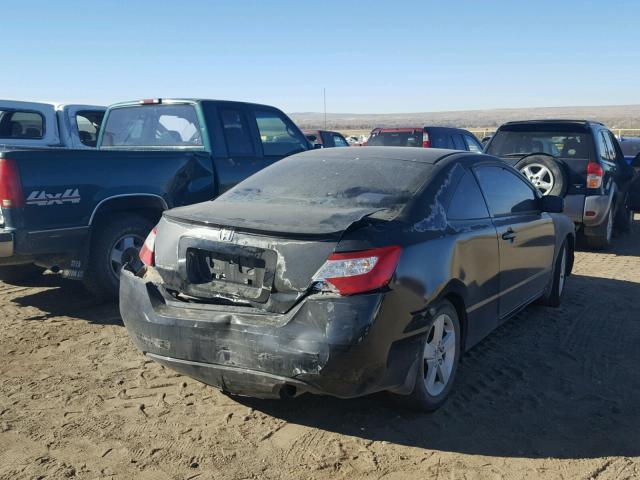 2HGFG12866H571853 - 2006 HONDA CIVIC EX BLACK photo 4