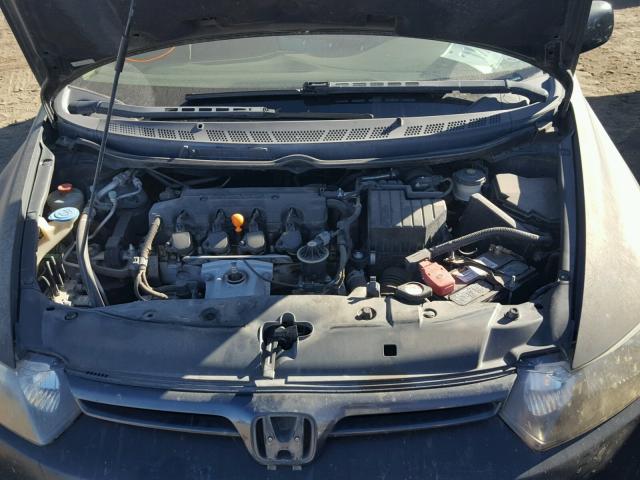 2HGFG12866H571853 - 2006 HONDA CIVIC EX BLACK photo 7