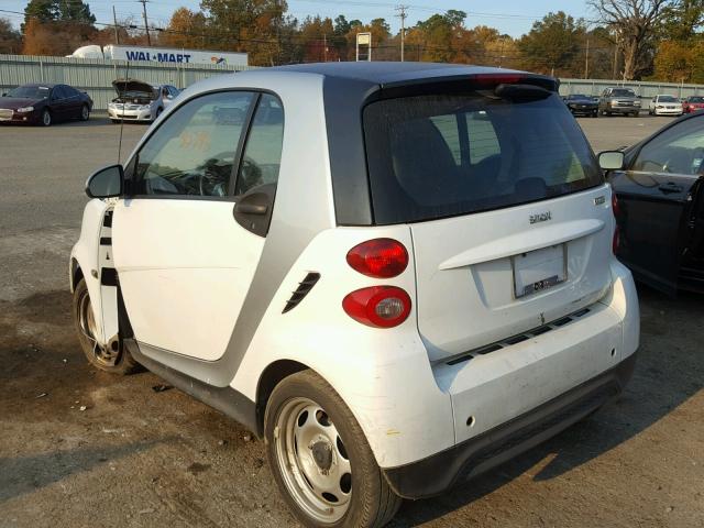 WMEEJ3BAXFK794630 - 2015 SMART FORTWO PUR WHITE photo 3