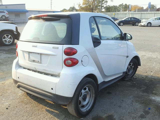 WMEEJ3BAXFK794630 - 2015 SMART FORTWO PUR WHITE photo 4