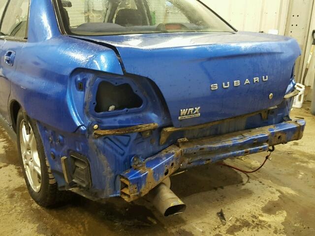 JF1GD29602G507969 - 2002 SUBARU IMPREZA WR BLUE photo 9