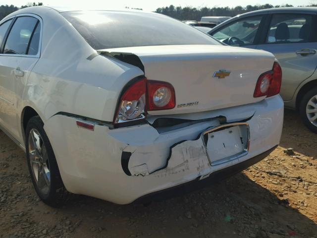 1G1ZH57B184251661 - 2008 CHEVROLET MALIBU 1LT WHITE photo 9