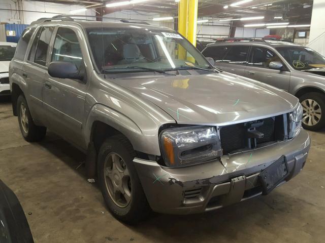 1GNDT13S762351021 - 2006 CHEVROLET TRAILBLAZE GRAY photo 1