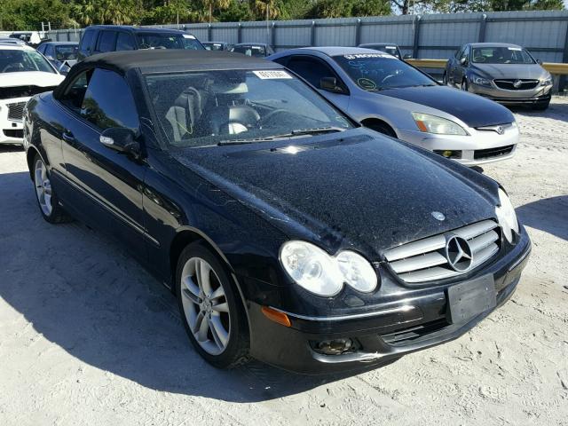 WDBTK56G96T055805 - 2006 MERCEDES-BENZ CLK 350 BLACK photo 1