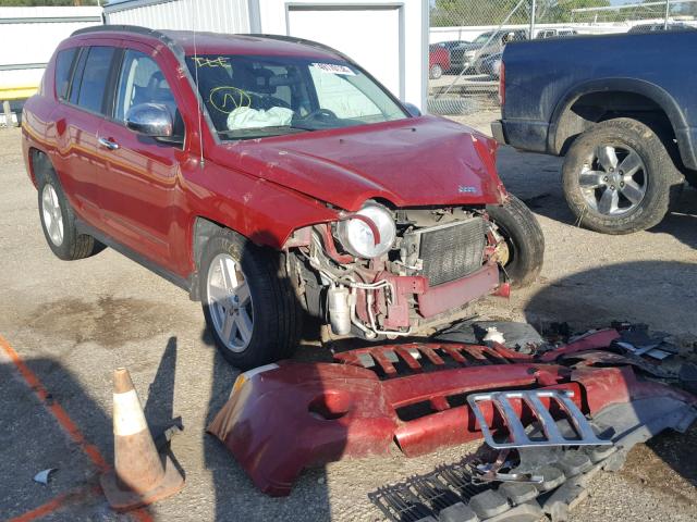 1J8FF47W98D783214 - 2008 JEEP COMPASS SP RED photo 1