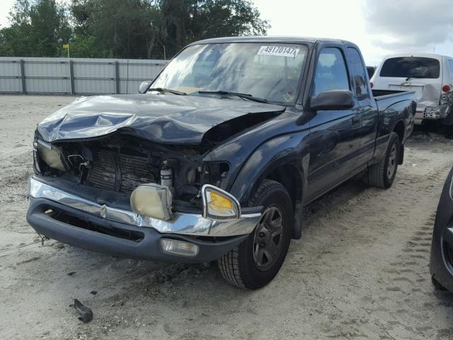 5TEVL52N93Z146758 - 2003 TOYOTA TACOMA XTR BLACK photo 2