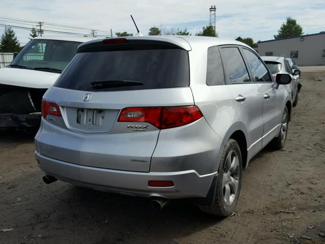 5J8TB18597A019729 - 2007 ACURA RDX TECHNO SILVER photo 4