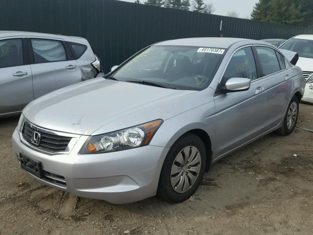 1HGCP2F36AA038562 - 2010 HONDA ACCORD LX SILVER photo 2