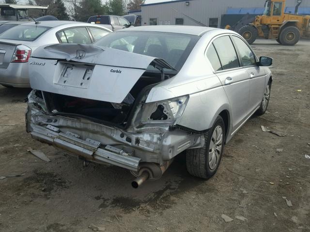 1HGCP2F36AA038562 - 2010 HONDA ACCORD LX SILVER photo 4