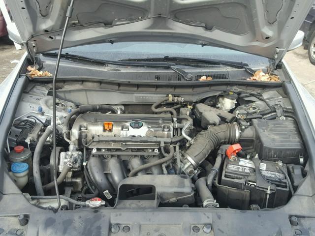 1HGCP2F36AA038562 - 2010 HONDA ACCORD LX SILVER photo 7