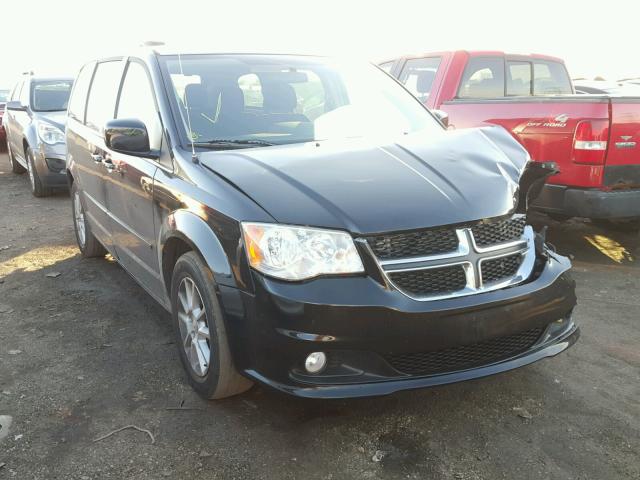 2D4RN5DG1BR500189 - 2011 DODGE GRAND CARA BLACK photo 1