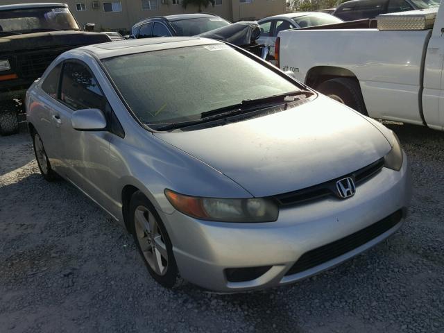 2HGFG12896H574004 - 2006 HONDA CIVIC EX SILVER photo 1